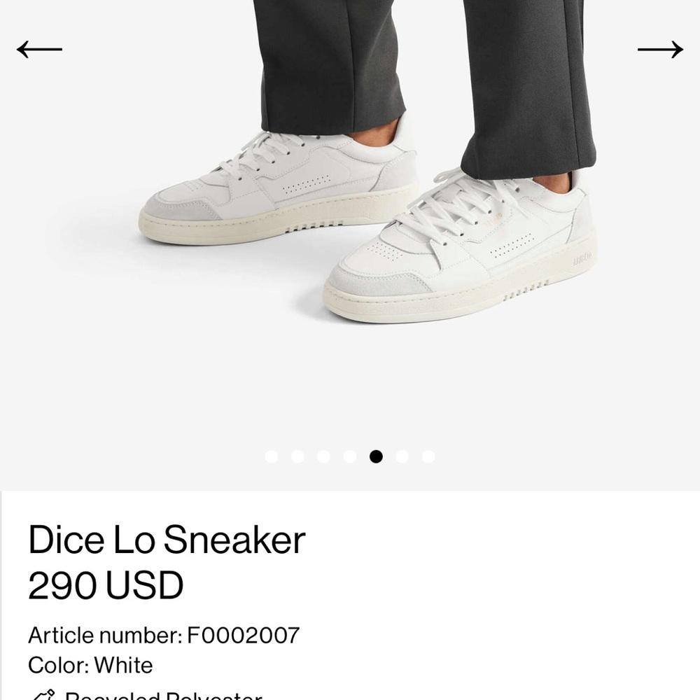 Axel Arigato Dice Lo Sneaker